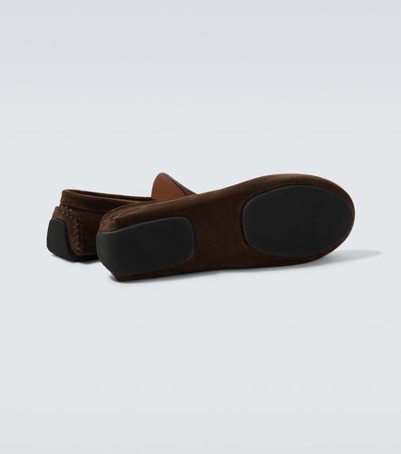 New Lucca suede slip-on shoes - The Row - Modalova