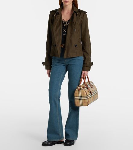 Gabardina cropped de algodón - Burberry - Modalova