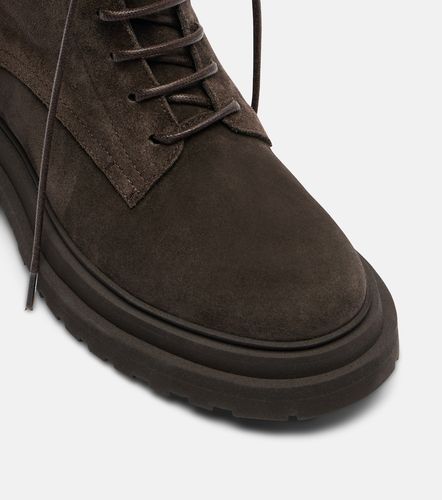 Monili suede lace-up boots - Brunello Cucinelli - Modalova
