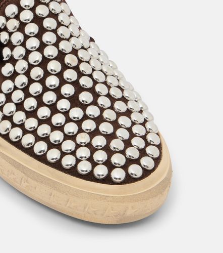 Slip-on VCE in suede con borchie - Golden Goose - Modalova