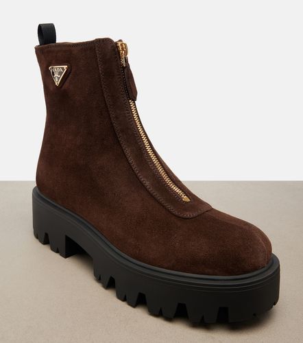 Prada Stivaletti platform in suede - Prada - Modalova