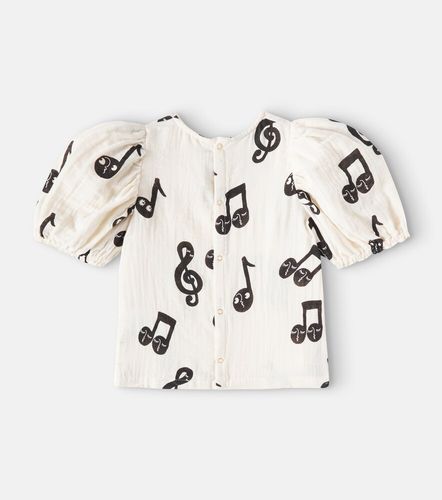Camiseta Note de muselina de algodón - Mini Rodini - Modalova