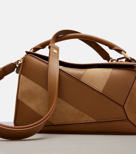Borsa Puzzle Small in pelle e suede - Loewe - Modalova