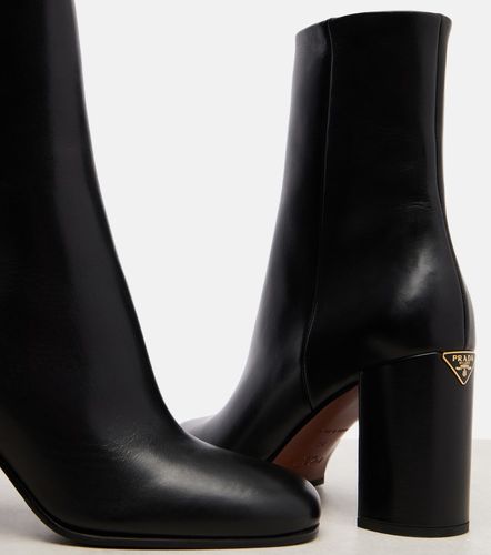 Prada Botines de piel con logo - Prada - Modalova