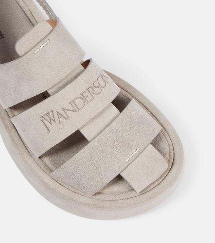 Sandali in suede con platform - JW Anderson - Modalova