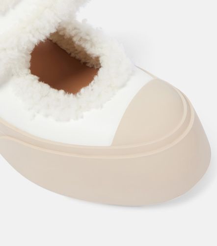 Pablo shearling-lined leather sneakers - Marni - Modalova