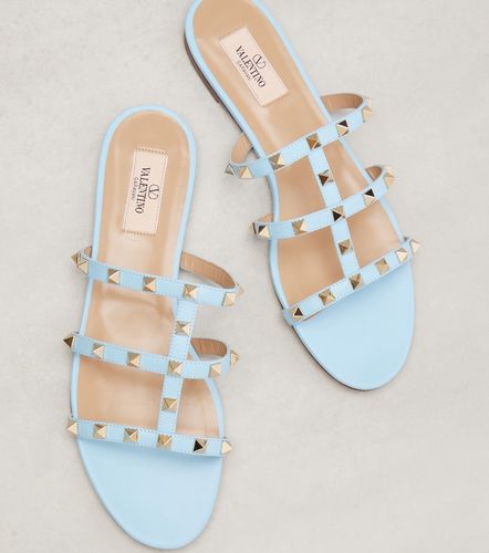 Rockstud leather sandals - Valentino Garavani - Modalova