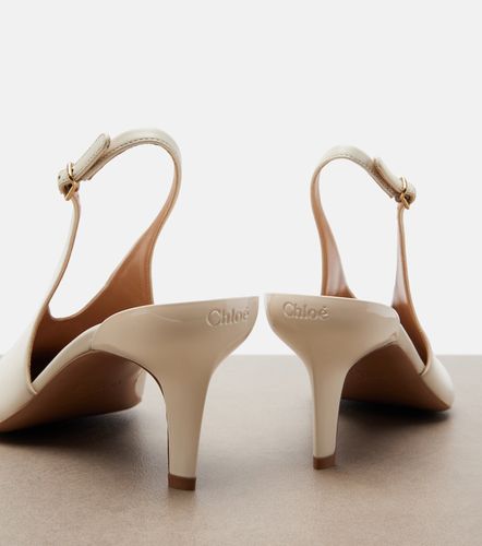 Chloe Leather slingback pumps - Chloe - Modalova