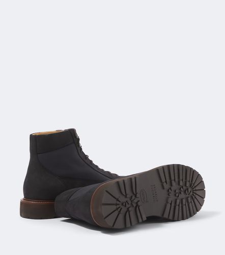 Botas con cordones con ante - Brunello Cucinelli - Modalova