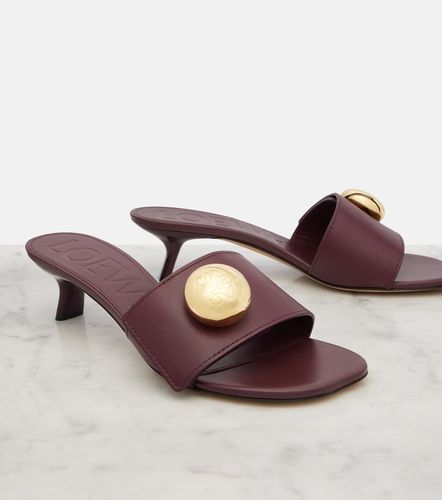 Loewe Mules de piel con anagram - Loewe - Modalova
