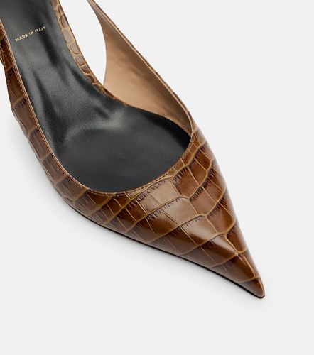 Croc-effect slingback pumps - Tom Ford - Modalova