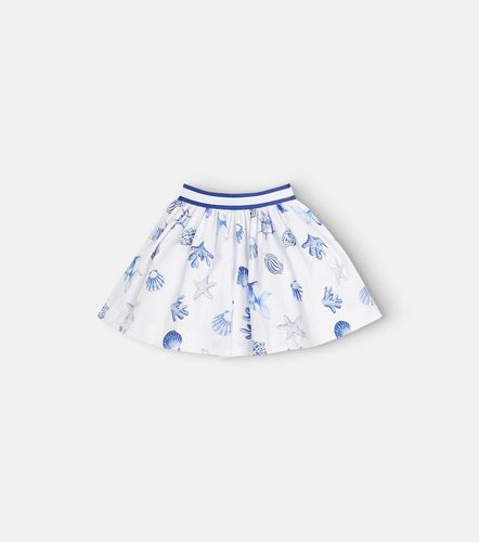 Falda de algodón estampada - Monnalisa - Modalova