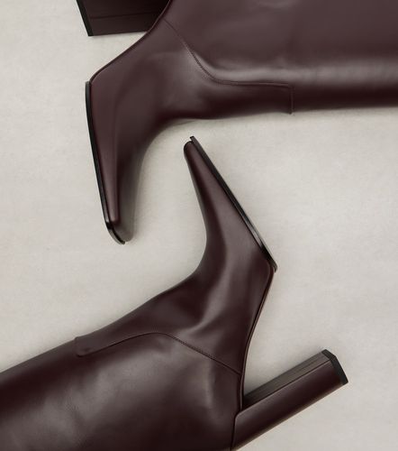Alaia Leather knee-high boots - Alaia - Modalova