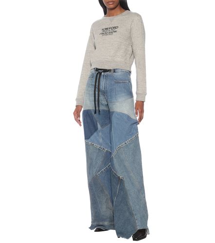 Jeans patchwork anchos de tiro alto - Tom Ford - Modalova