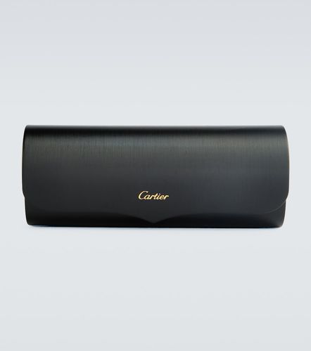Monogram rectangular sunglasses - Cartier Eyewear Collection - Modalova