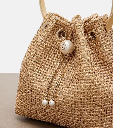 Bon Bon Small raffia-effect bucket bag - Jimmy Choo - Modalova