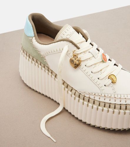 Nama leather platform sneakers - Chloe - Modalova