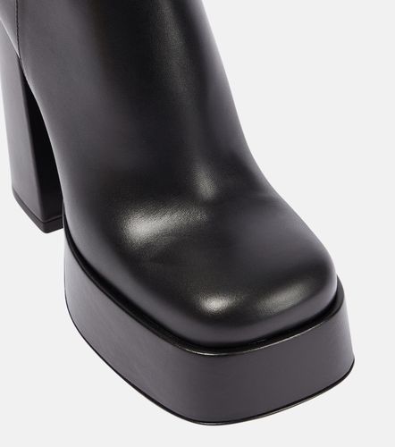 Medusa Aevitas leather platform boots - Versace - Modalova