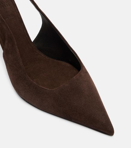 Monili suede slingback pumps - Brunello Cucinelli - Modalova
