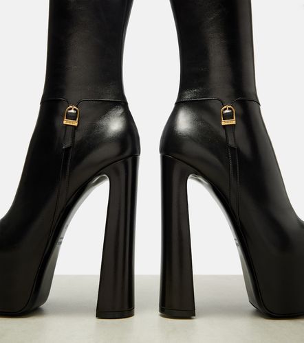 Botas altas con plataforma - Saint Laurent - Modalova
