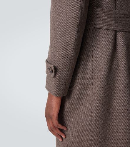 Double-breasted wool overcoat - Thom Sweeney - Modalova