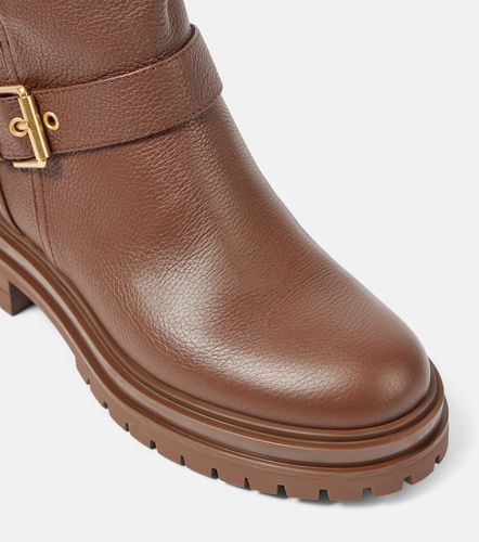 Thiago leather biker boots - Gianvito Rossi - Modalova