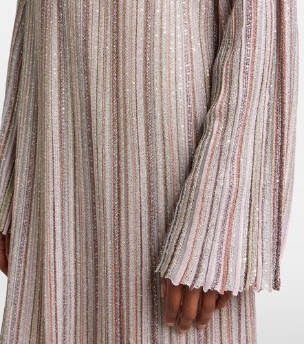 Abito lungo in lamé a righe - Missoni - Modalova