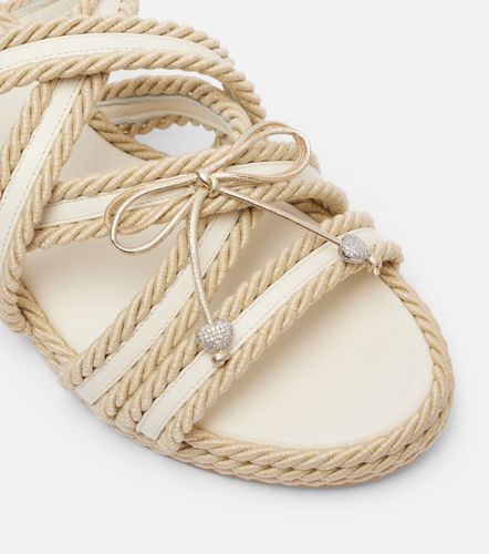 Embellished woven sandals - Mach & Mach - Modalova