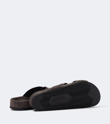 Tom Ford Suede slides - Tom Ford - Modalova