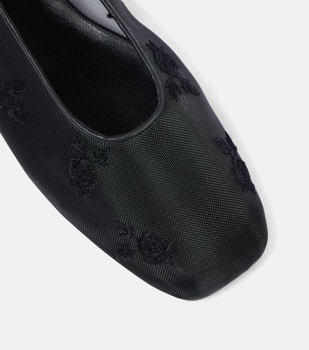 Embroidered mesh ballet flats - Magda Butrym - Modalova