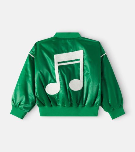 Chaqueta varsity Note de satén acolchada - Mini Rodini - Modalova