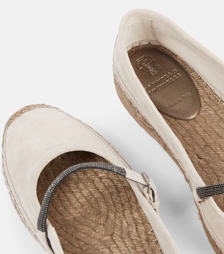 Monili suede espadrilles - Brunello Cucinelli - Modalova