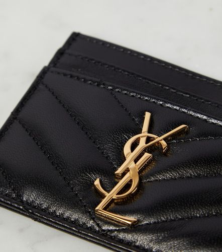 Cassandre matelasse leather card holder - Saint Laurent - Modalova