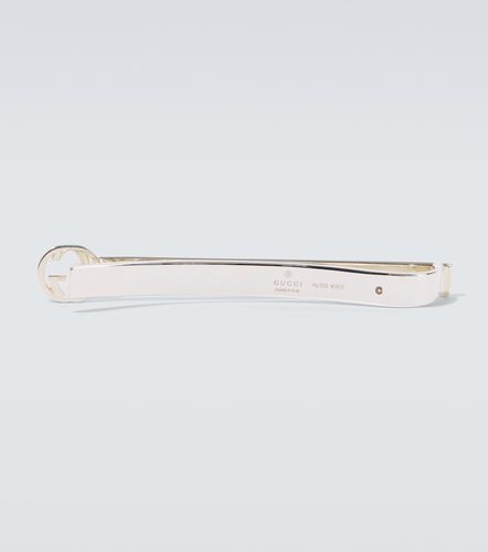 Fermacravatta Interlocking G in sterling 925 - Gucci - Modalova