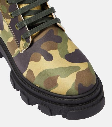 Botas de combate Gia 35 de camuflaje - Gia Borghini - Modalova
