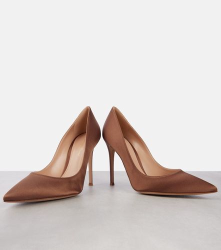 Gianvito 105 satin pumps - Gianvito Rossi - Modalova
