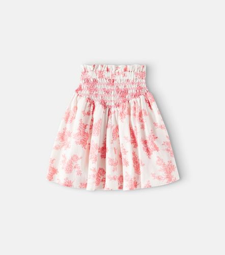 Falda Selene de algodón fruncida estampada - C'era Una Volta - Modalova