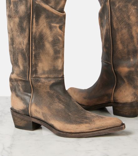 Botas Clive de piel con efecto desgastado - Khaite - Modalova