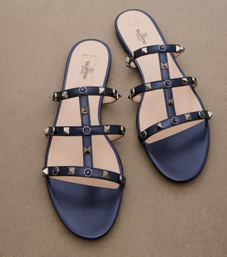 Rockstud leather sandals - Valentino Garavani - Modalova