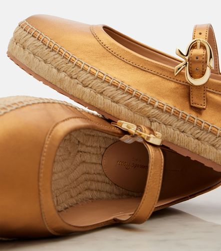 Espadrillas Elda in pelle metallizzata - Gianvito Rossi - Modalova