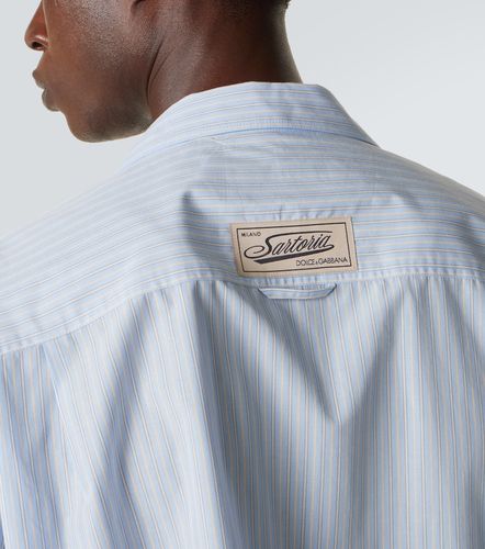 Camisa Martini de algodón a rayas - Dolce&Gabbana - Modalova