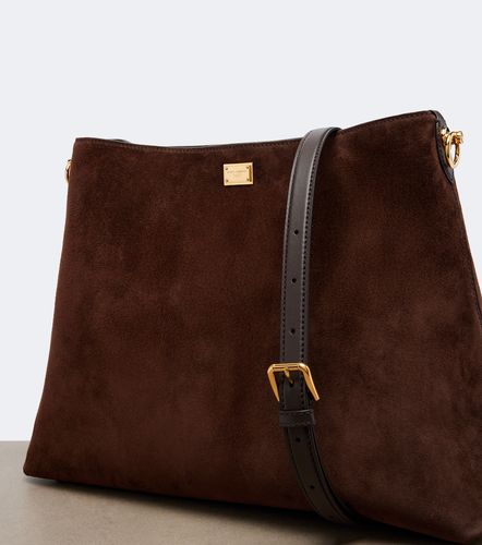 Borsa a spalla Vittoria Large in suede - Dolce&Gabbana - Modalova