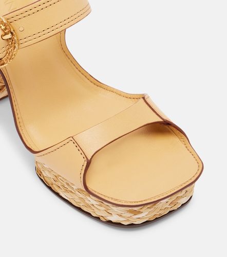 Solena leather platform sandals - Zimmermann - Modalova