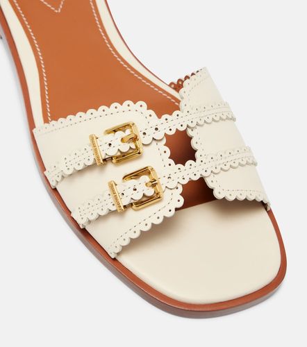 Zimmermann Goldie leather slides - Zimmermann - Modalova