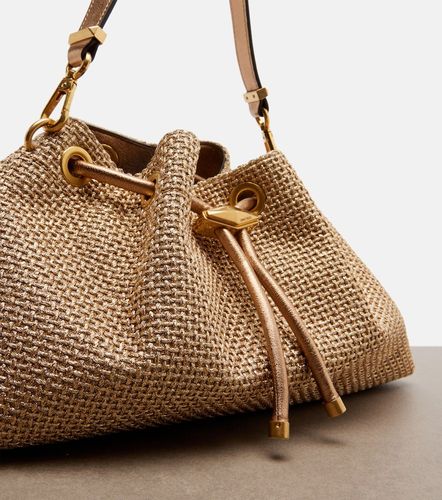 Cinch Small raffia-effect tote bag - Jimmy Choo - Modalova