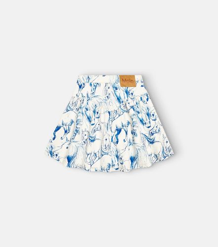 Falda Betsy en mezcla de algodón estampada - Molo - Modalova