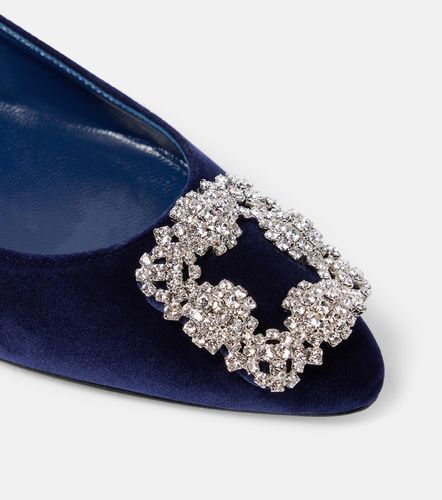 Bailarinas Hangisi de terciopelo - Manolo Blahnik - Modalova