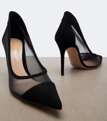 Pumps in mesh e suede - Gianvito Rossi - Modalova