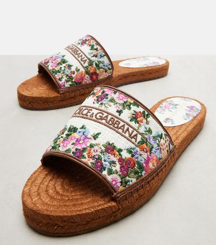 Dolce&Gabbana Alpargatas florales - Dolce&Gabbana - Modalova