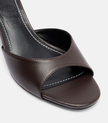 Mules con cuña Brigitte de piel - Staud - Modalova